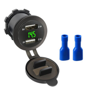 2 USB 2.1А + Voltmeter ( A63)